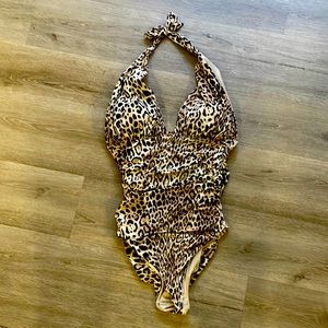 Victoria secret one piece cheetah print